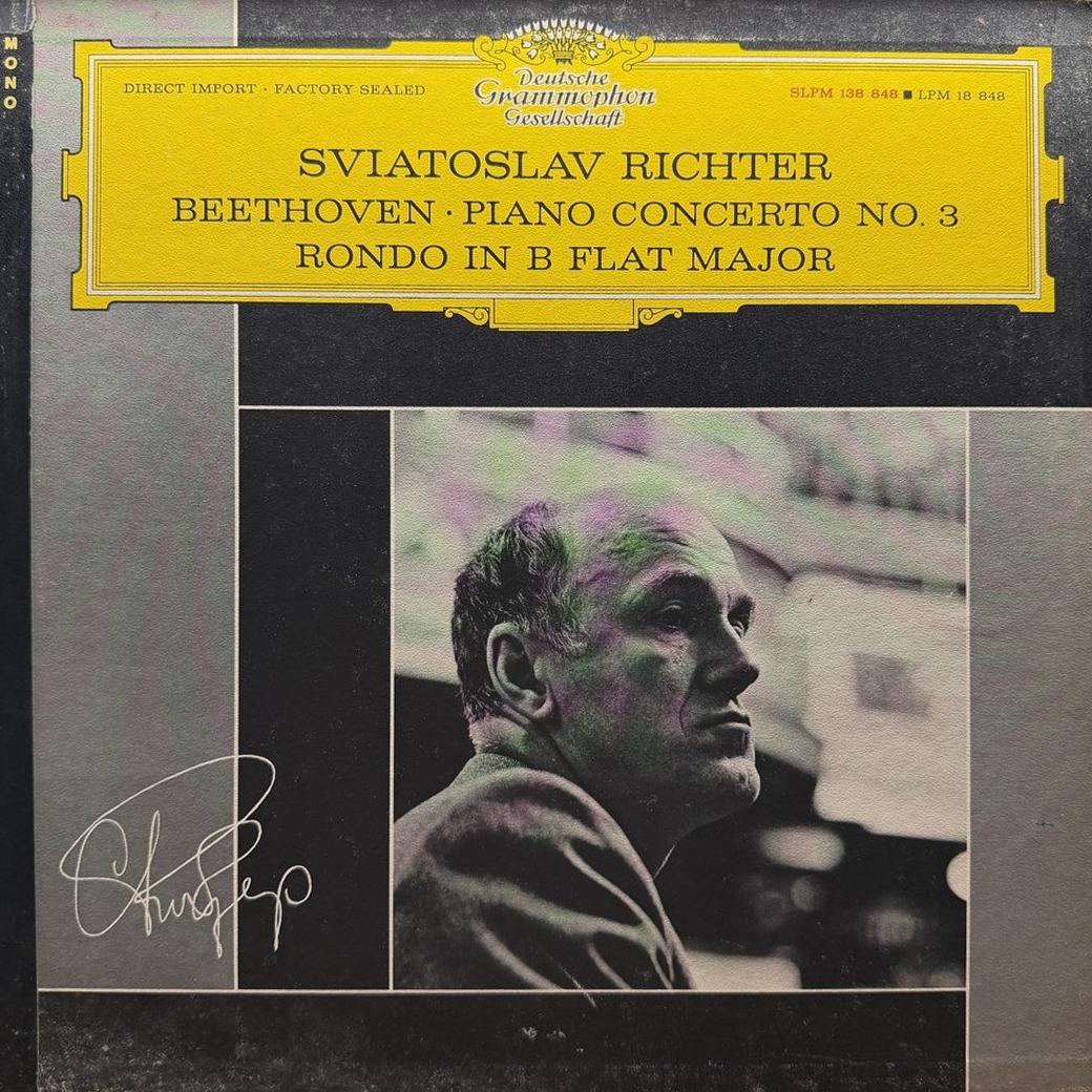 Svjatoslav Richter - Beethoven, Wiener Symphoniker, Kurt Sanderling 〈Klavierkonzert Nr.3 C-Moll / Konzertrondo B-Dur = Piano Concerto No. 3 C minor / Rondo B-flat major〉 자켓