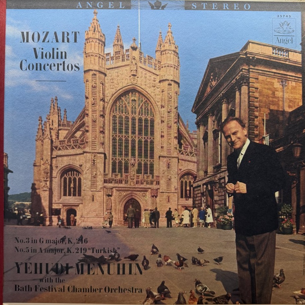 Mozart, Yehudi Menuhin, Bath Festival Chamber Orchestra 〈Violin Concertos (No.3 In G Major K.216 / No.5 In A Major, K.219 "Turkish"〉 자켓