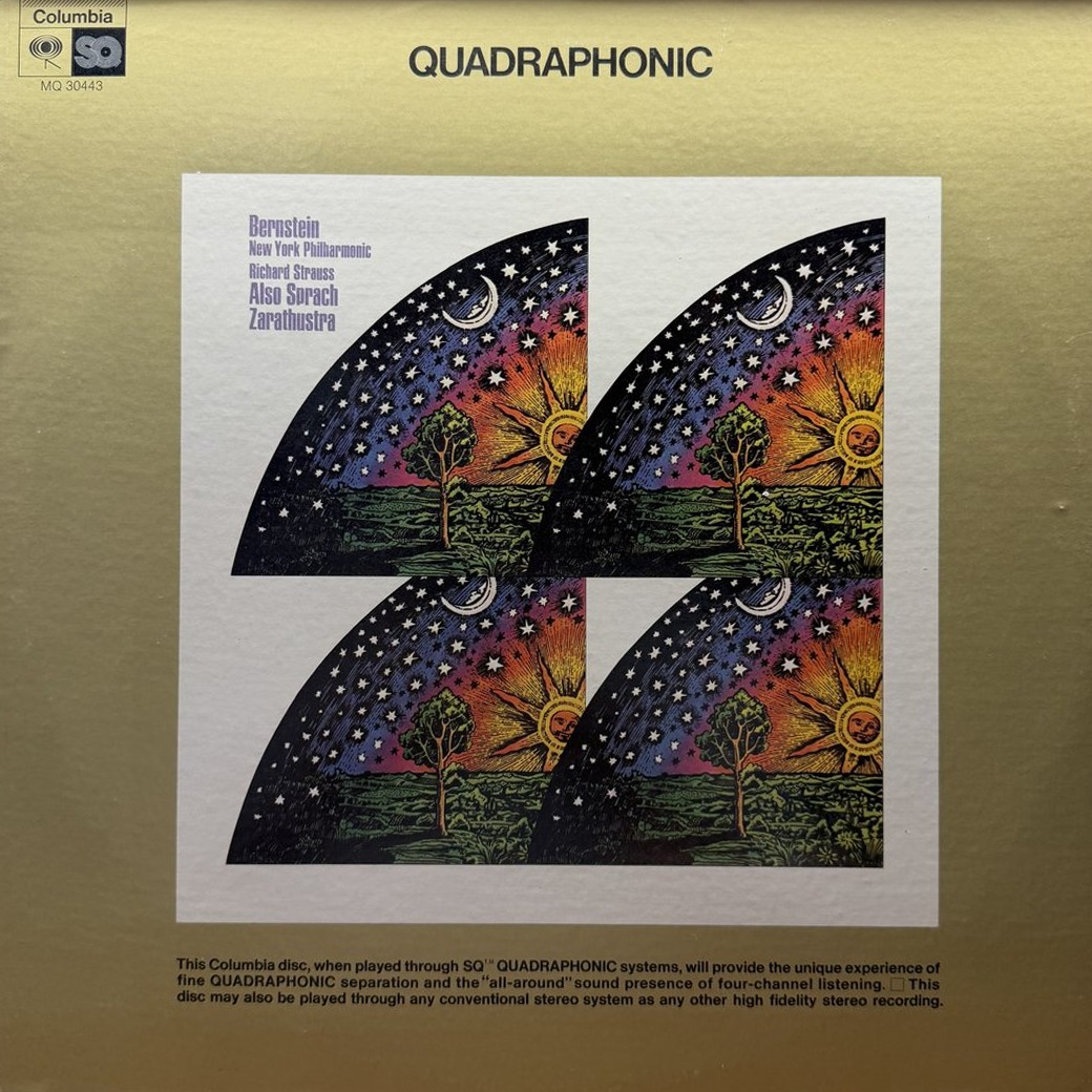 Bernstein, New York Philharmonic, Richard Strauss 〈Also Sprach Zarathustra〉 자켓