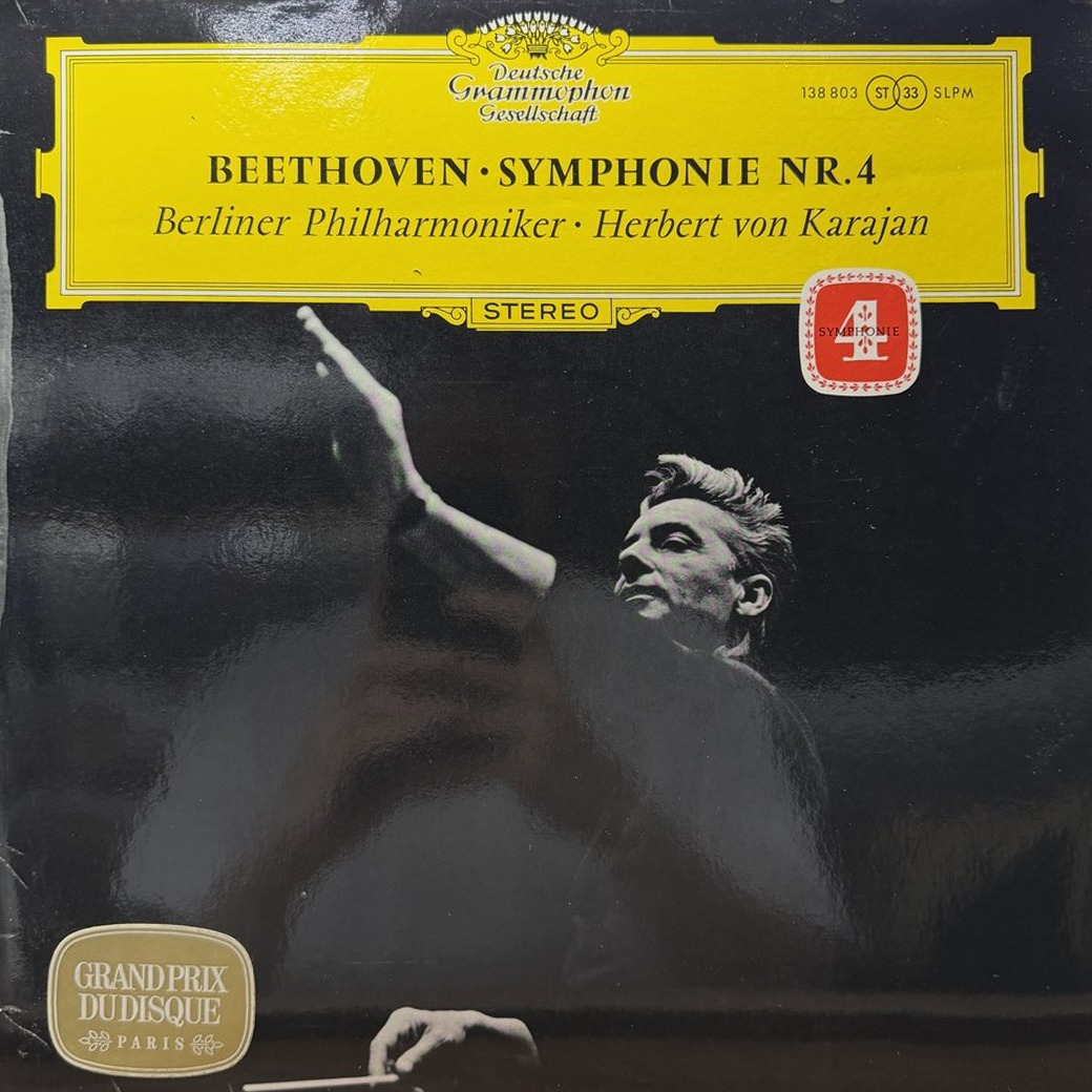 Beethoven - Berliner Philharmoniker · Herbert von Karajan 〈Symphonie Nr. 4〉 자켓