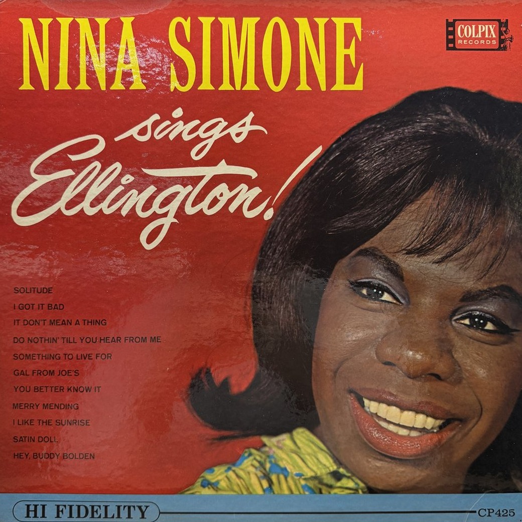 Nina Simone 〈Nina Simone Sings Ellington〉 자켓
