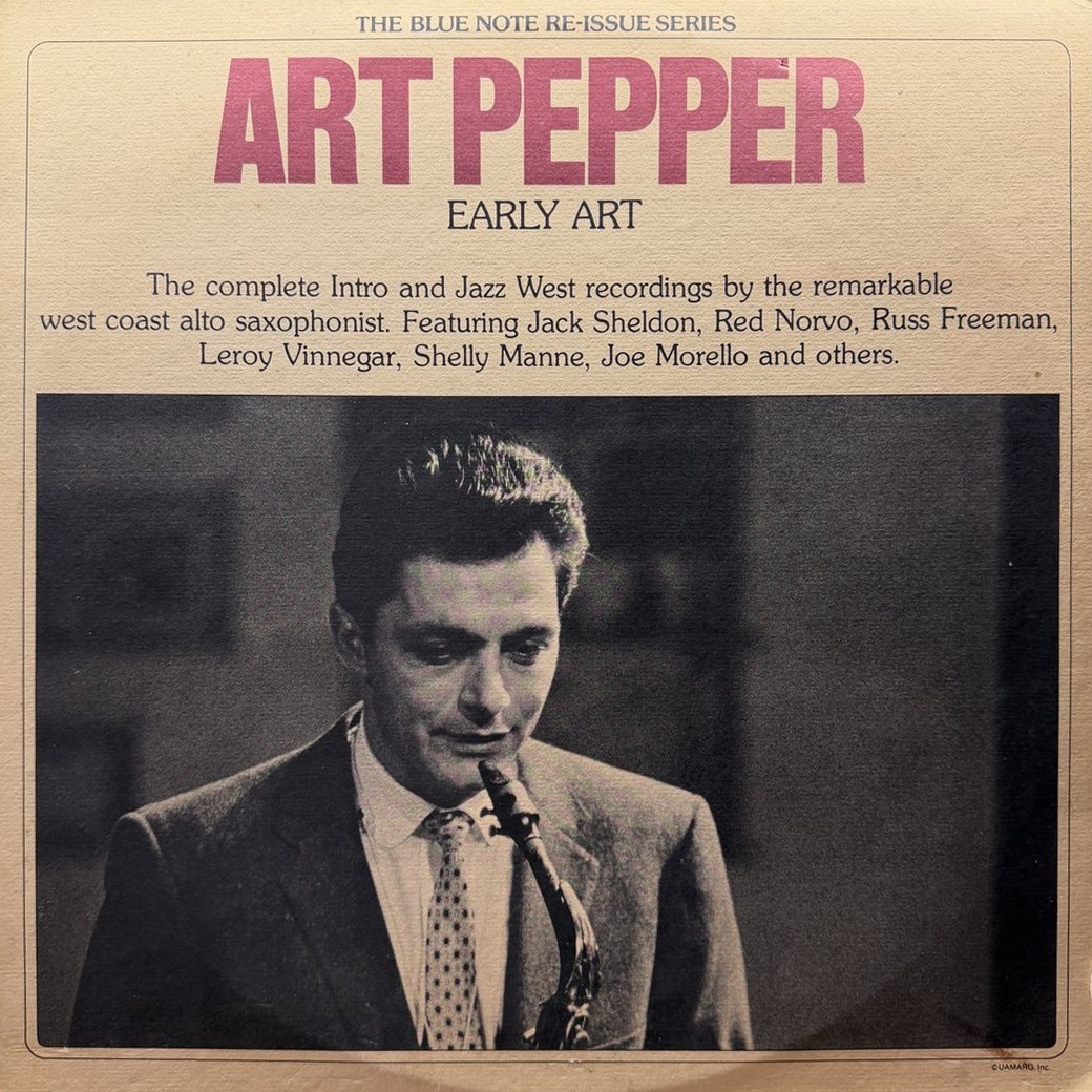 Art Pepper 〈Early Art〉 자켓