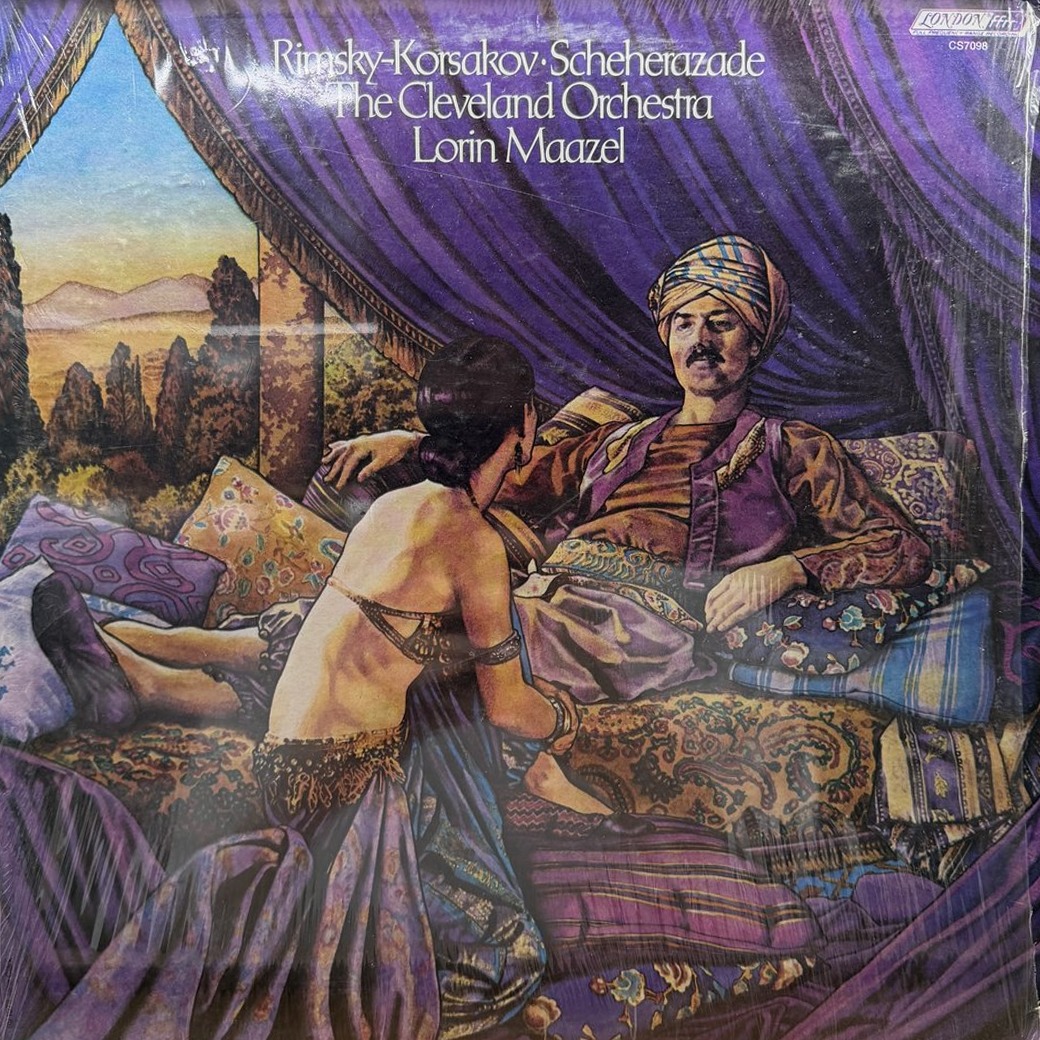 Rimsky-Korsakov, The Cleveland Orchestra, Lorin Maazel 〈Scheherazade〉 자켓