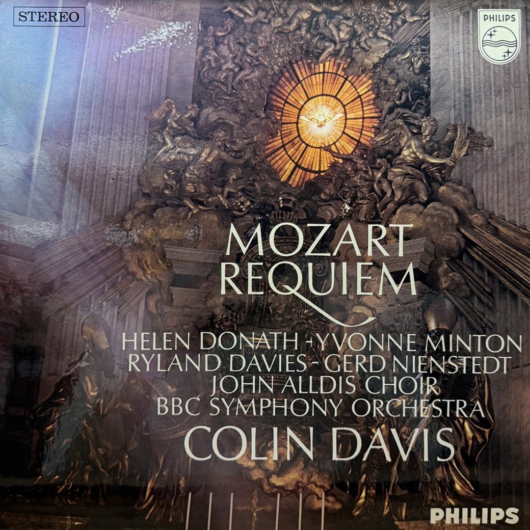 Mozart • Donath • Minton • Davies • Nienstedt • John Alldis Choir • BBC Symphony Orchestra • Sir Colin Davis 〈Requiem〉 자켓