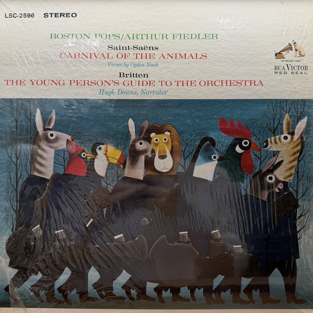 Saint-Saëns / Britten - Arthur Fiedler / Boston Pops 〈Carnival Of The Animals / The Young Person's Guide To The Orchestra, Op. 34〉 자켓