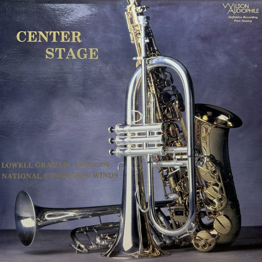 Lowell Graham , Conductor National Symphonic Winds 〈Center Stage〉 자켓