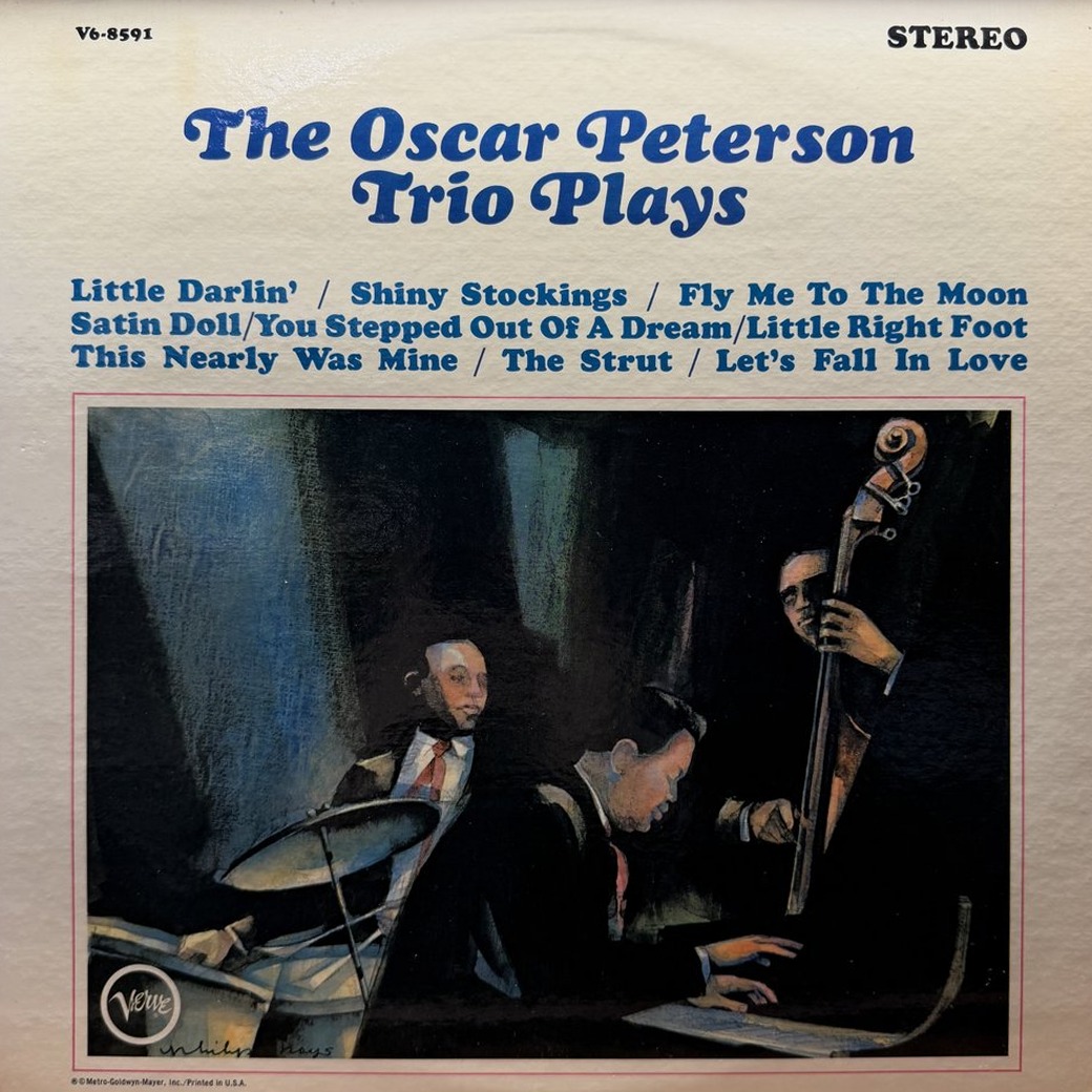 The Oscar Peterson Trio 〈The Oscar Peterson Trio Plays〉 자켓