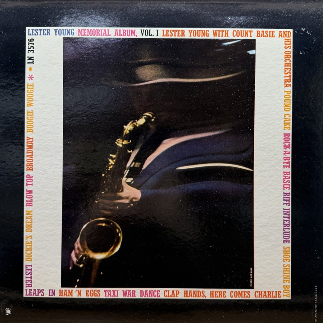 Lester Young With Count Basie And His Orchestra 〈Lester Young Memorial Album Vol. 1〉 자켓