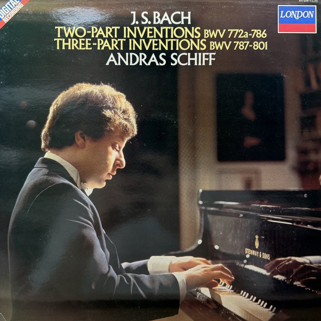 J.S. Bach - András Schiff 〈Two-Part Inventions - Three-Part Inventions〉 자켓