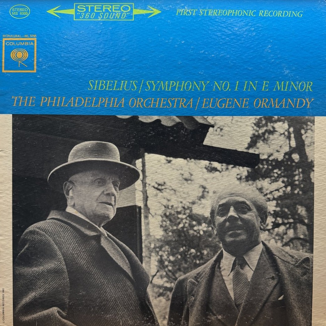 Sibelius, The Philadelphia Orchestra / Eugene Ormandy 〈Symphony No. 1 In E Minor〉 자켓