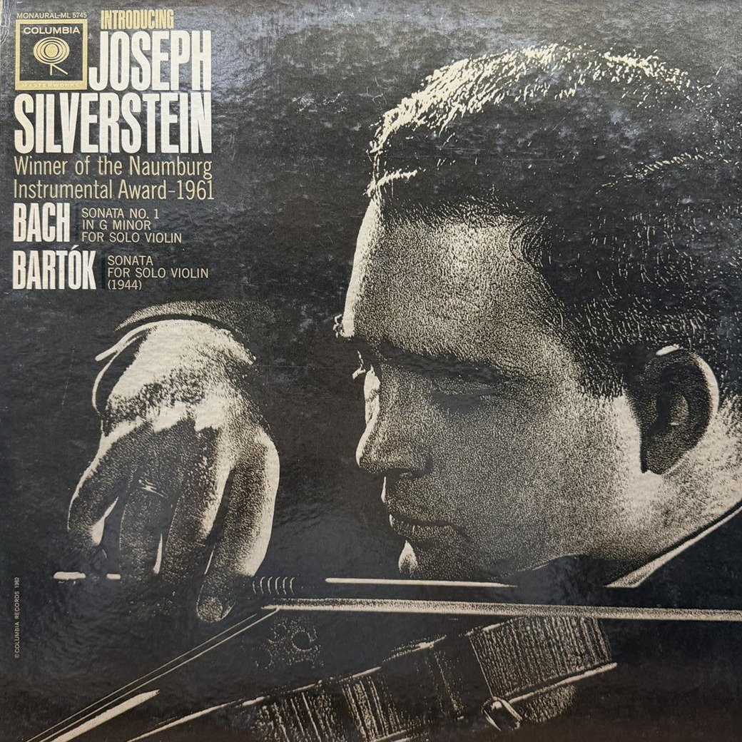 Joseph Silverstein, Bach, Bartók 〈Introducing Joseph Silverstein〉 자켓