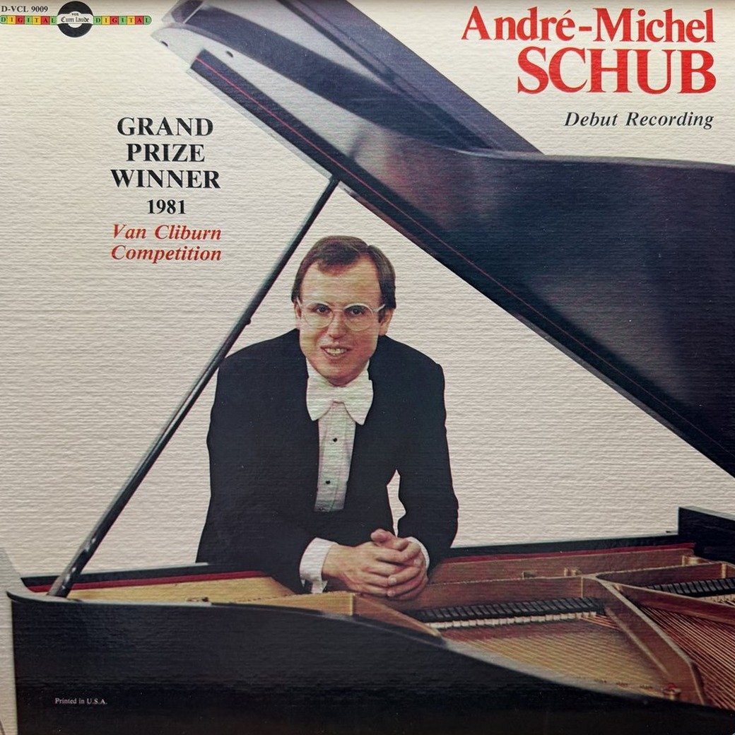 André-Michel Schub 〈Debut Recording〉 자켓