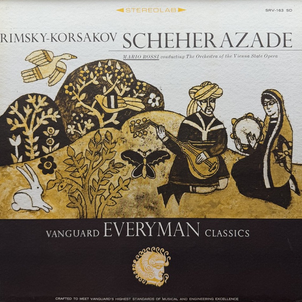 Mario Rossi Conducting The Orchestra Of The Vienna State Opera / Rimsky-Korsakov 〈Scheherazade〉 자켓