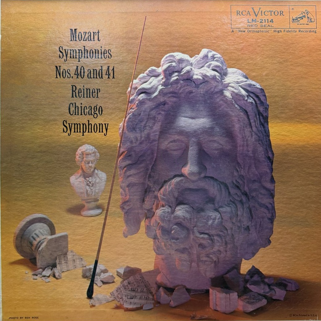 Mozart - Reiner, Chicago Symphony 〈Symphonies Nos. 40 And 41〉 자켓