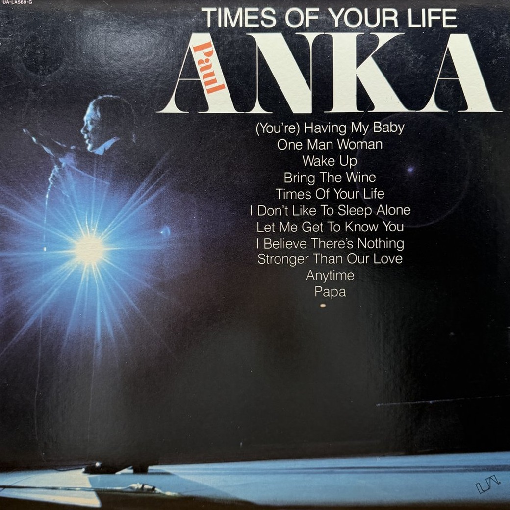 Paul Anka 〈Times Of Your Life〉 자켓