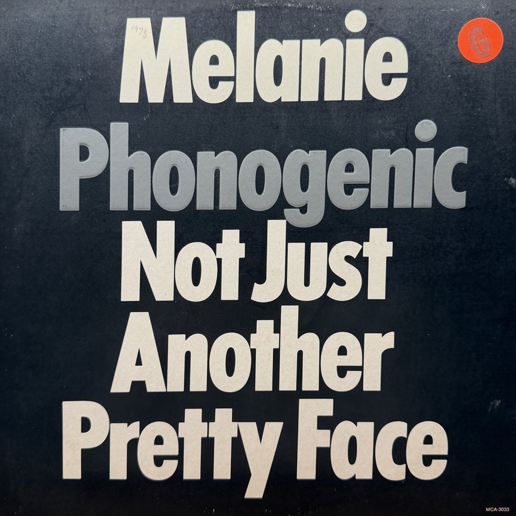 Melanie 〈Phonogenic Not Just Another Pretty Face (Spunky)〉 자켓