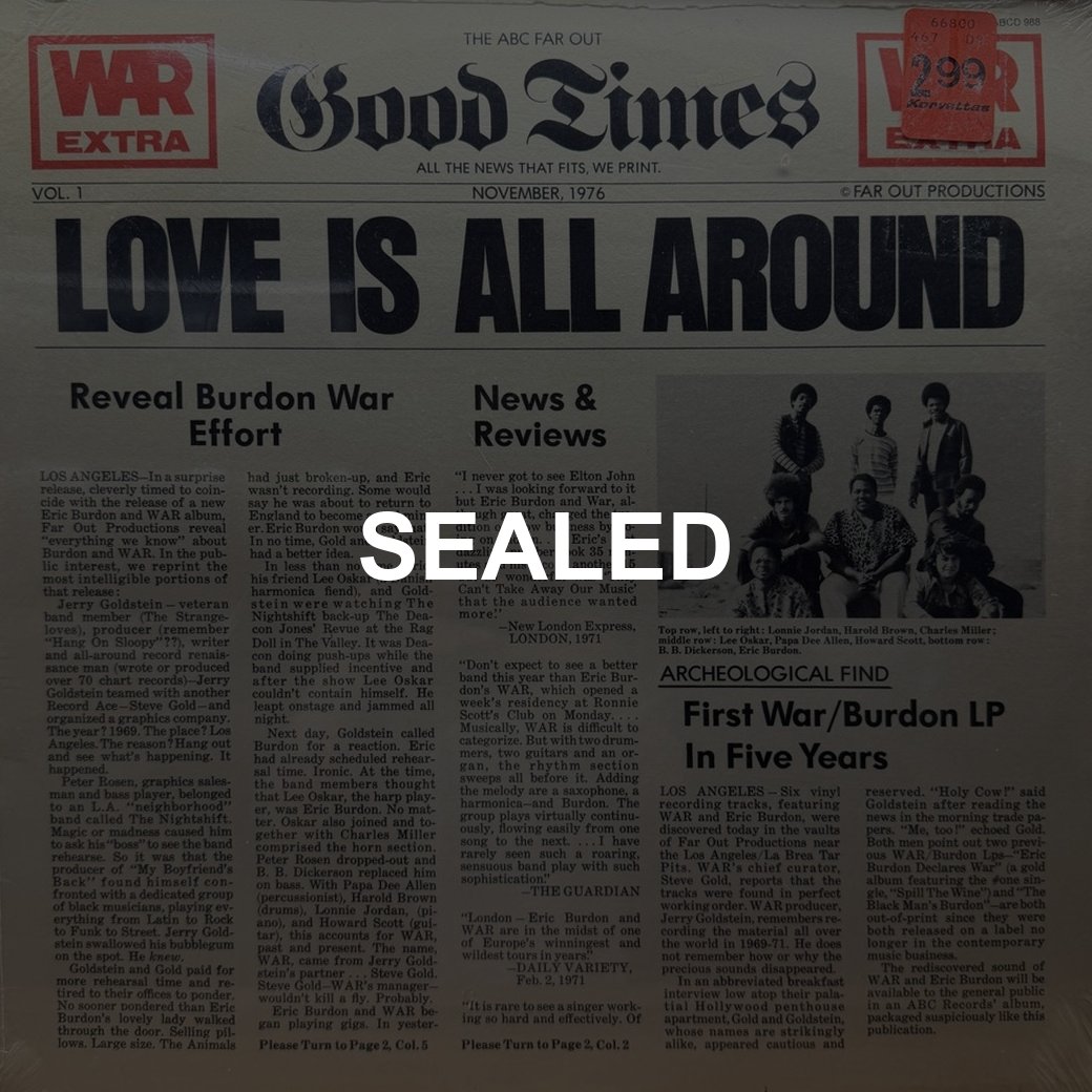 War Featuring Eric Burdon 〈Love Is All Around〉 자켓