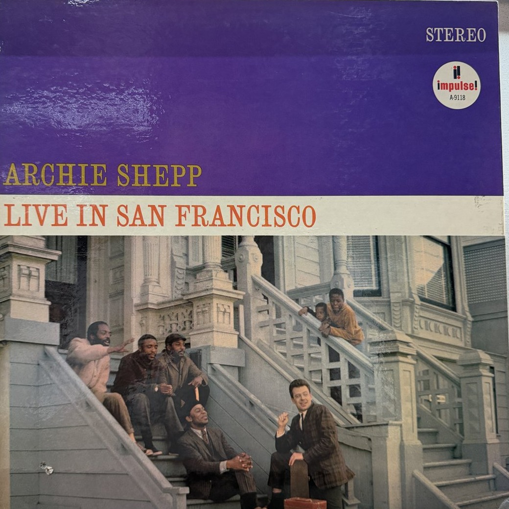 Archie Shepp 〈Live In San Francisco〉 자켓