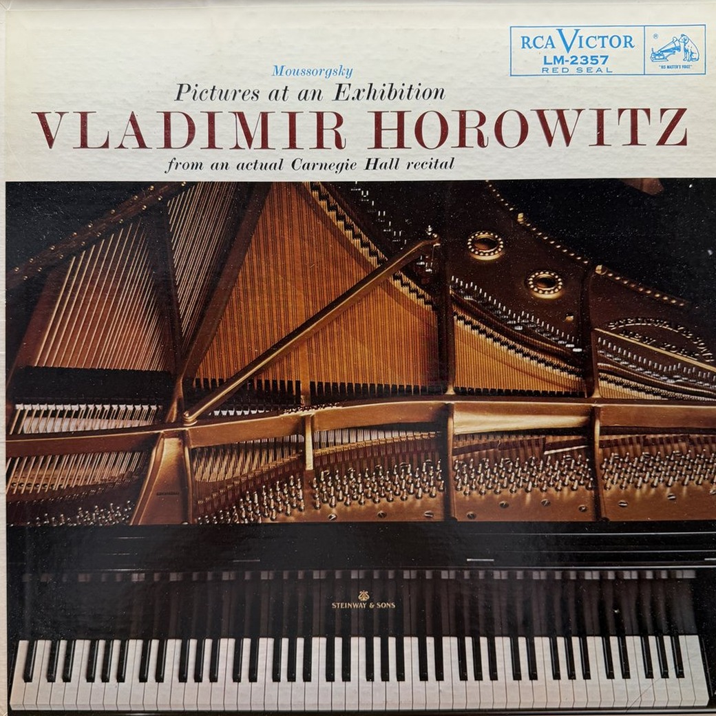 Moussorgsky - Vladimir Horowitz 〈Pictures At An Exhibition〉 자켓