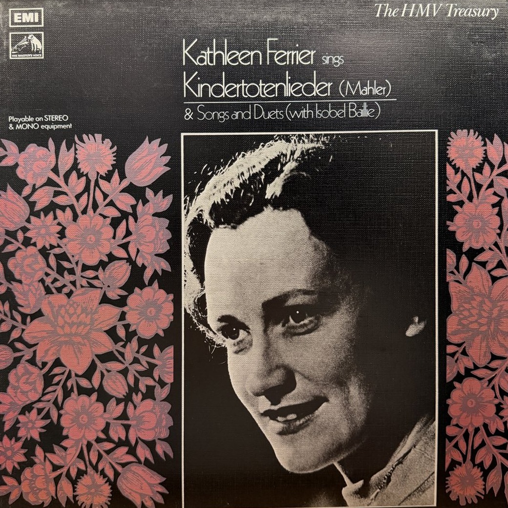 Kathleen Ferrier 〈Kathleen Ferrier Sings Kindertotenlieder (Mahler)〉 자켓