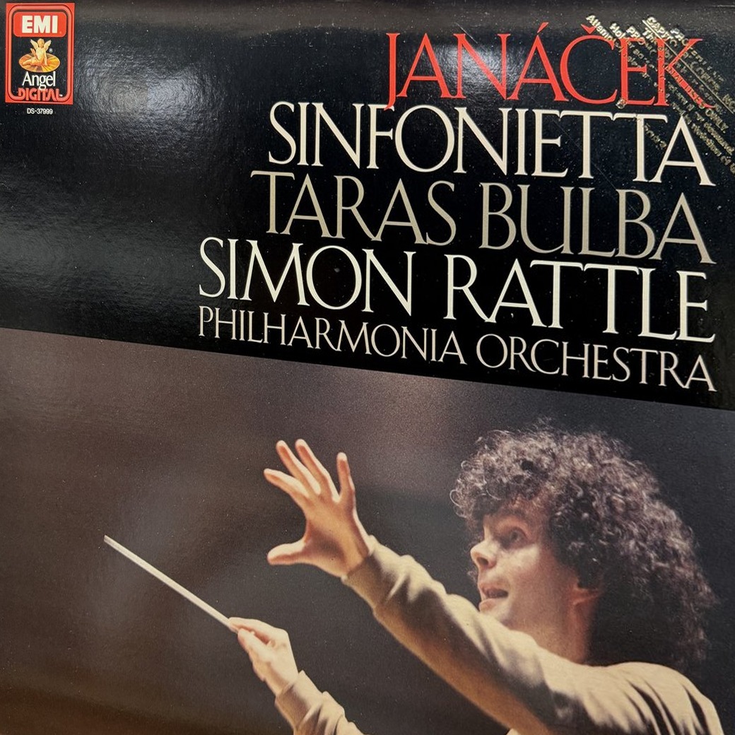 Janáček, Simon Rattle, Philharmonia Orchestra 〈Sinfonietta / Taras Bulba〉 자켓