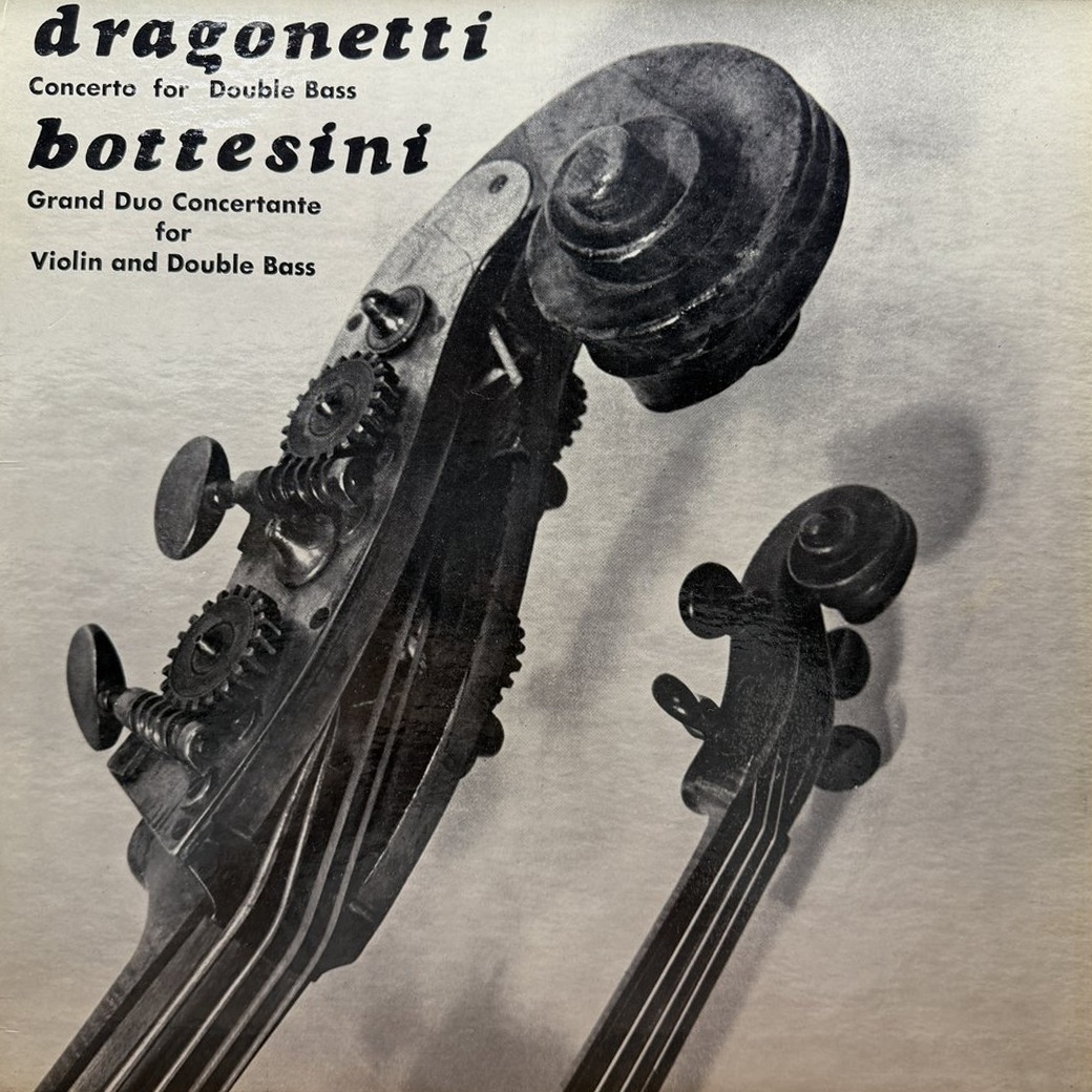 Giovanni Bottesini, Domenico Dragonetti 〈Grand Duo Concertante For Violin And Double Bass (With Piano Accompaniment) / Concert For Double Bass (With Piano Accompaniment)〉 자켓