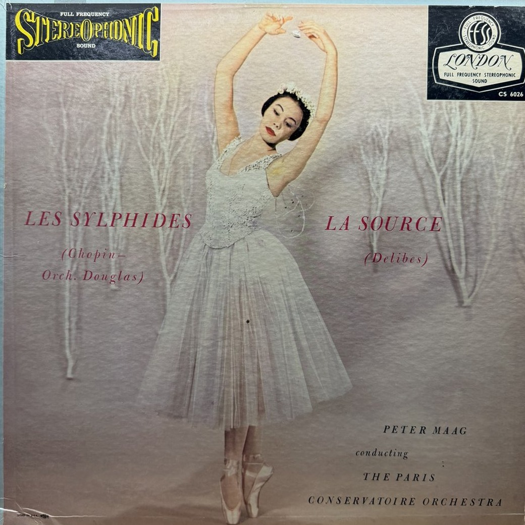 Chopin / Delibes, Peter Maag, The Paris Conservatoire Orchestra 〈Les Sylphides / La Source〉 자켓