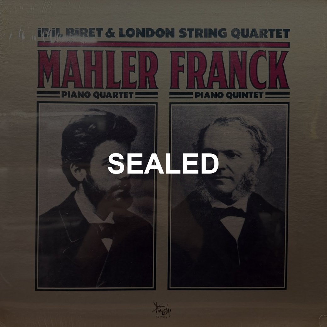 Idil Biret & London String Quartet - Mahler / Franck 〈Piano Quartet / Piano Quintet〉 자켓