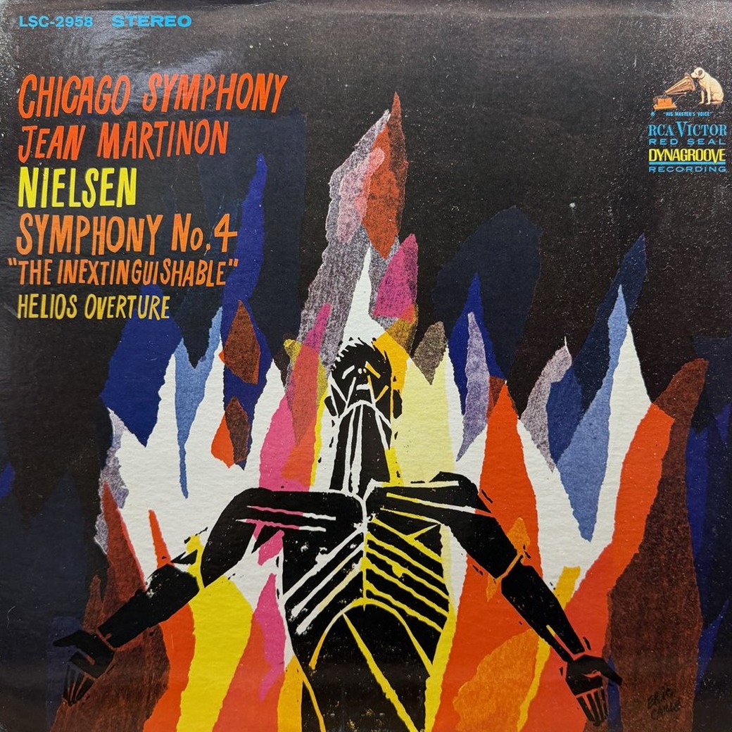 Chicago Symphony, Jean Martinon, Nielsen 〈Symphony No. 4 "The Inextinguishable” / Helios Overture〉 자켓