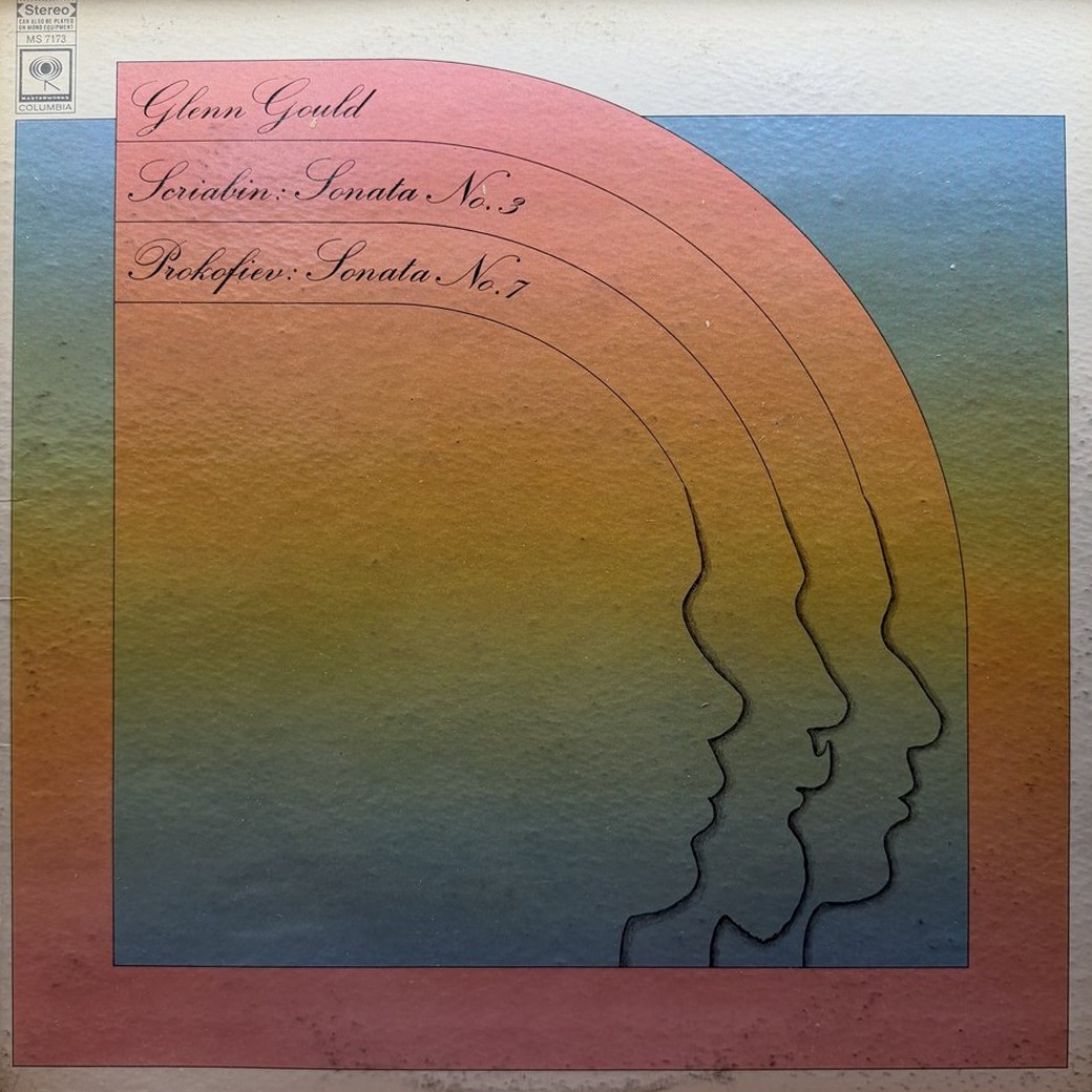 Scriabin, Prokofiev, Glenn Gould 〈Sonata No. 3 / Sonata No. 7〉 자켓