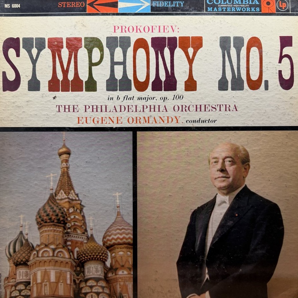 Prokofiev – The Philadelphia Orchestra, Eugene Ormandy 〈Symphony No. 5 (In B Flat Major, Op. 100)〉 자켓