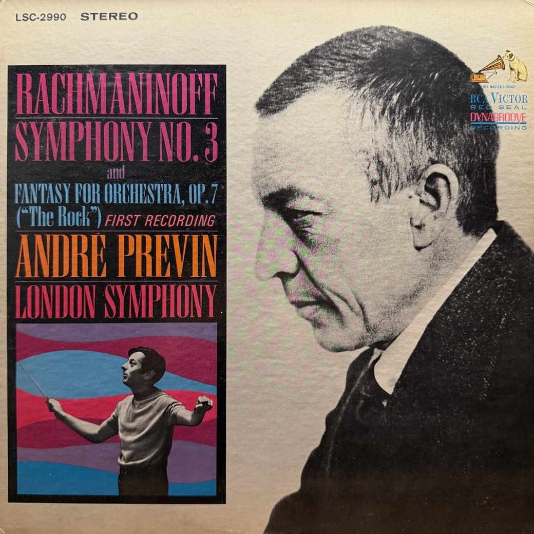 Rachmaninoff, André Previn Conducting The London Symphony Orchestra 〈Symphony No. 3 In A Minor / The Rock Fantasy For Orchestra〉 자켓