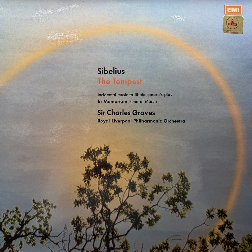Charles Groves · RLPO 〈Sibelius: The Tempest〉 자켓