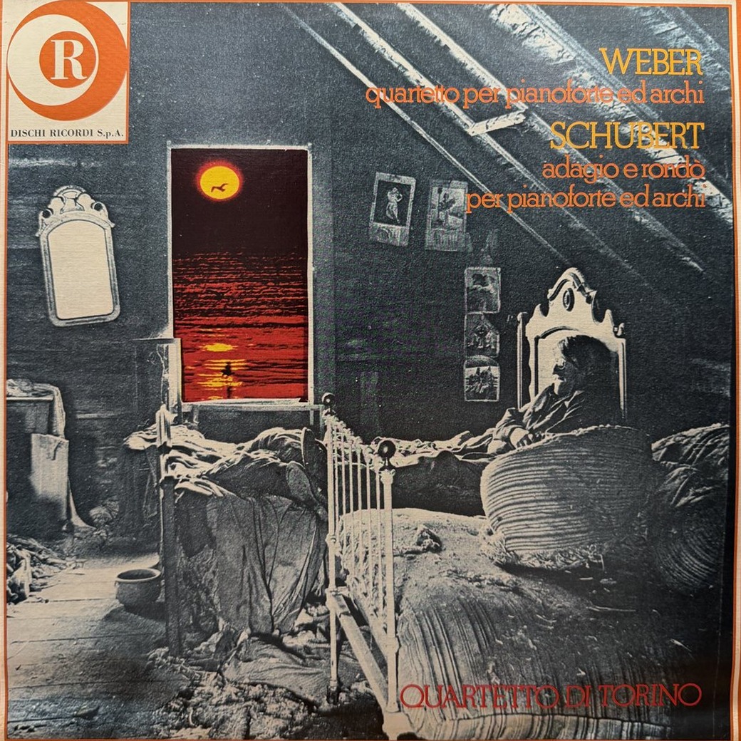 Carl Maria von Weber, Franz Schubert, Quartetto di Torino 〈Quartetto Per Pianoforte Ed Archi / Adagio E Rondo' Per Pianoforte Ed Archi〉 자켓