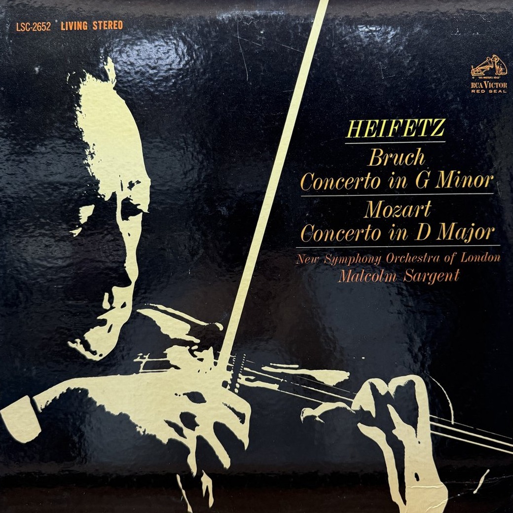 Jascha Heifetz 〈Bruch / Mozart: Violin Concertos〉 자켓