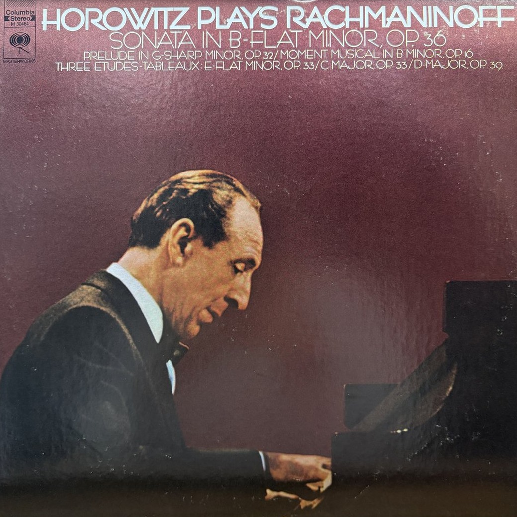Vladimir Horowitz 〈Plays Rachmaninoff〉 자켓
