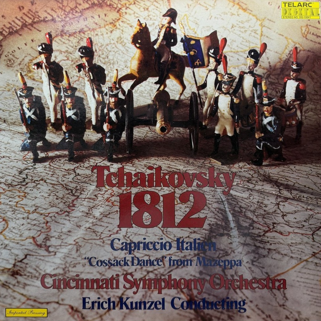 Tchaikovsky, Cincinnati Symphony Orchestra, Erich Kunzel 〈1812 Overture / Capriccio Italien / "Cossack Dance" From Mazeppa〉 자켓