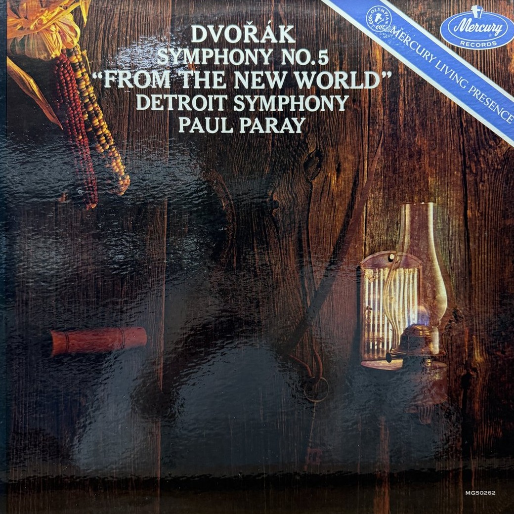 Dvořák, Detroit Symphony Orchestra, Paul Paray 〈Symphony No. 9 in E Minor, Op. 95, "From The New World"〉 자켓