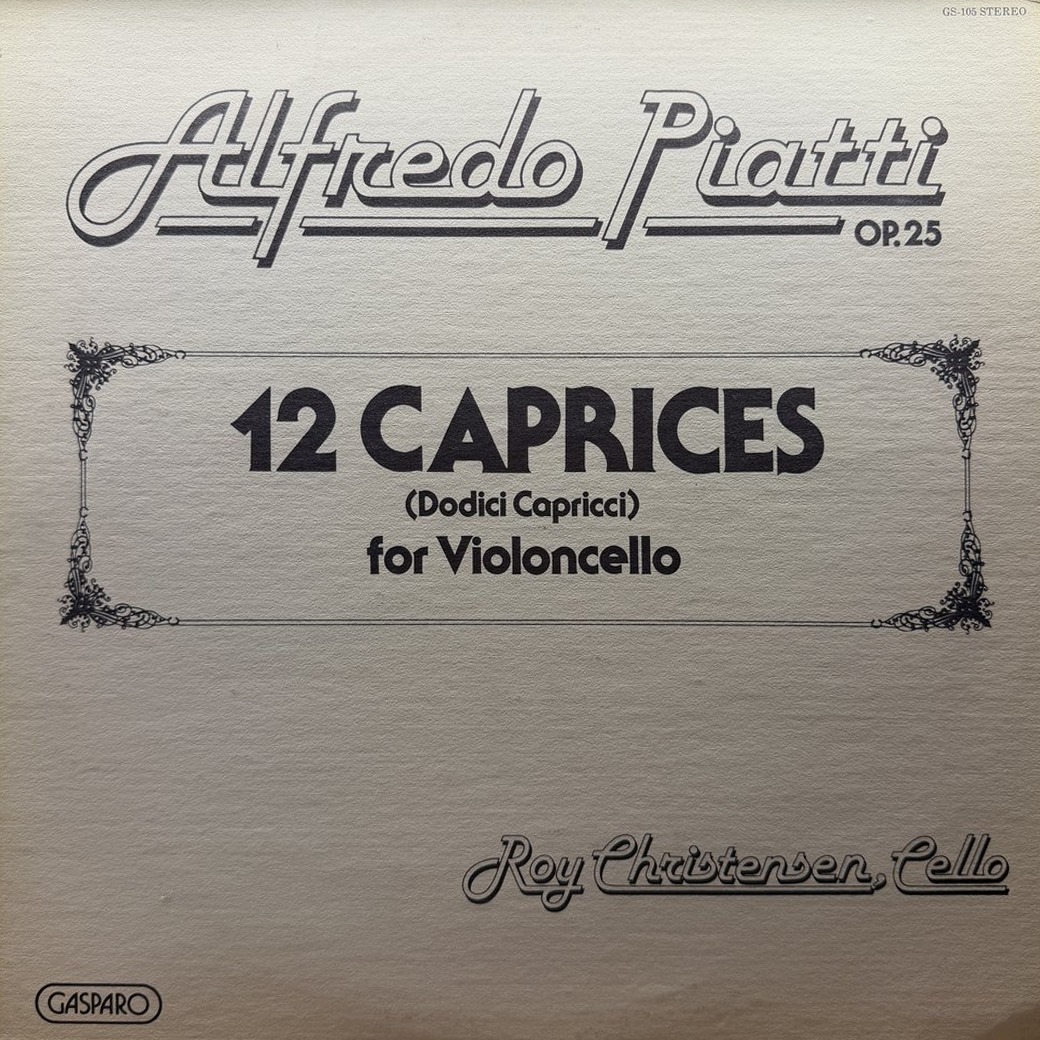 Roy Christensen 〈12 Caprices, Op.25〉 자켓