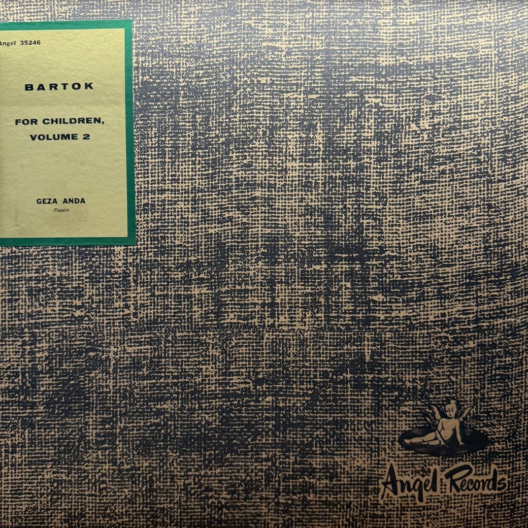 Béla Bartók, Géza Anda 〈For Children, Volume 2〉 자켓
