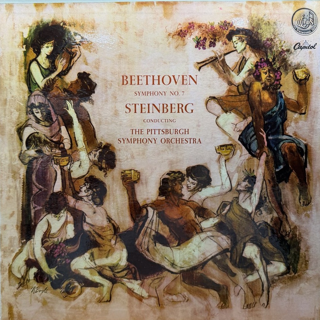 Ludwig van Beethoven, William Steinberg Conducting The Pittsburgh Symphony Orchestra 〈Symphony No. 7〉 자켓