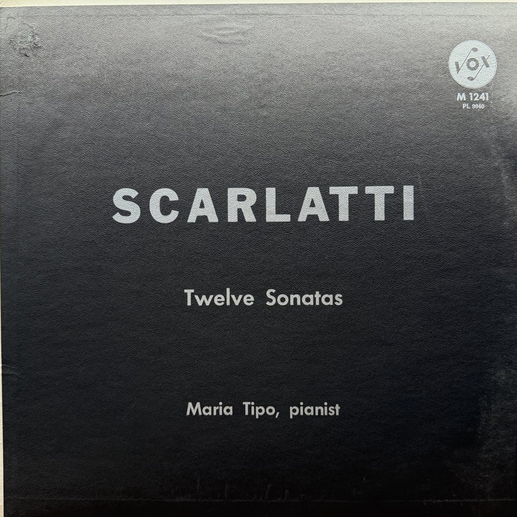 Domenico Scarlatti, Maria Tipo 〈12 Sonatas〉 자켓
