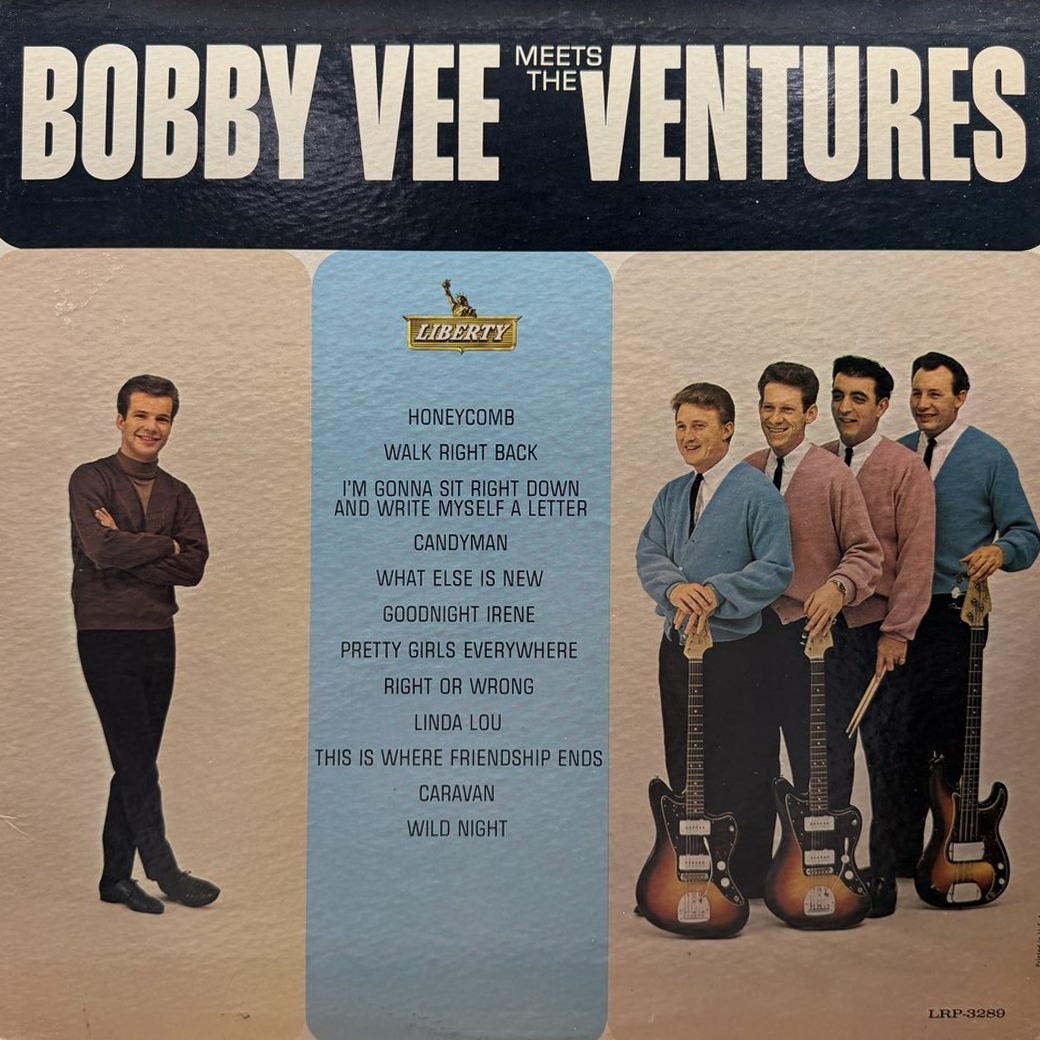 Bobby Vee Meets The Ventures 〈Bobby Vee Meets The Ventures〉 자켓