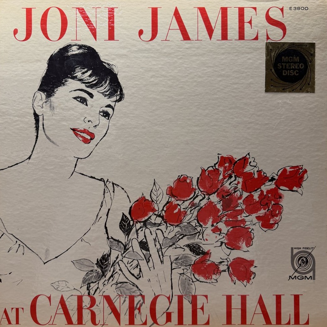 Joni James 〈Joni James At Carnegie Hall〉 자켓