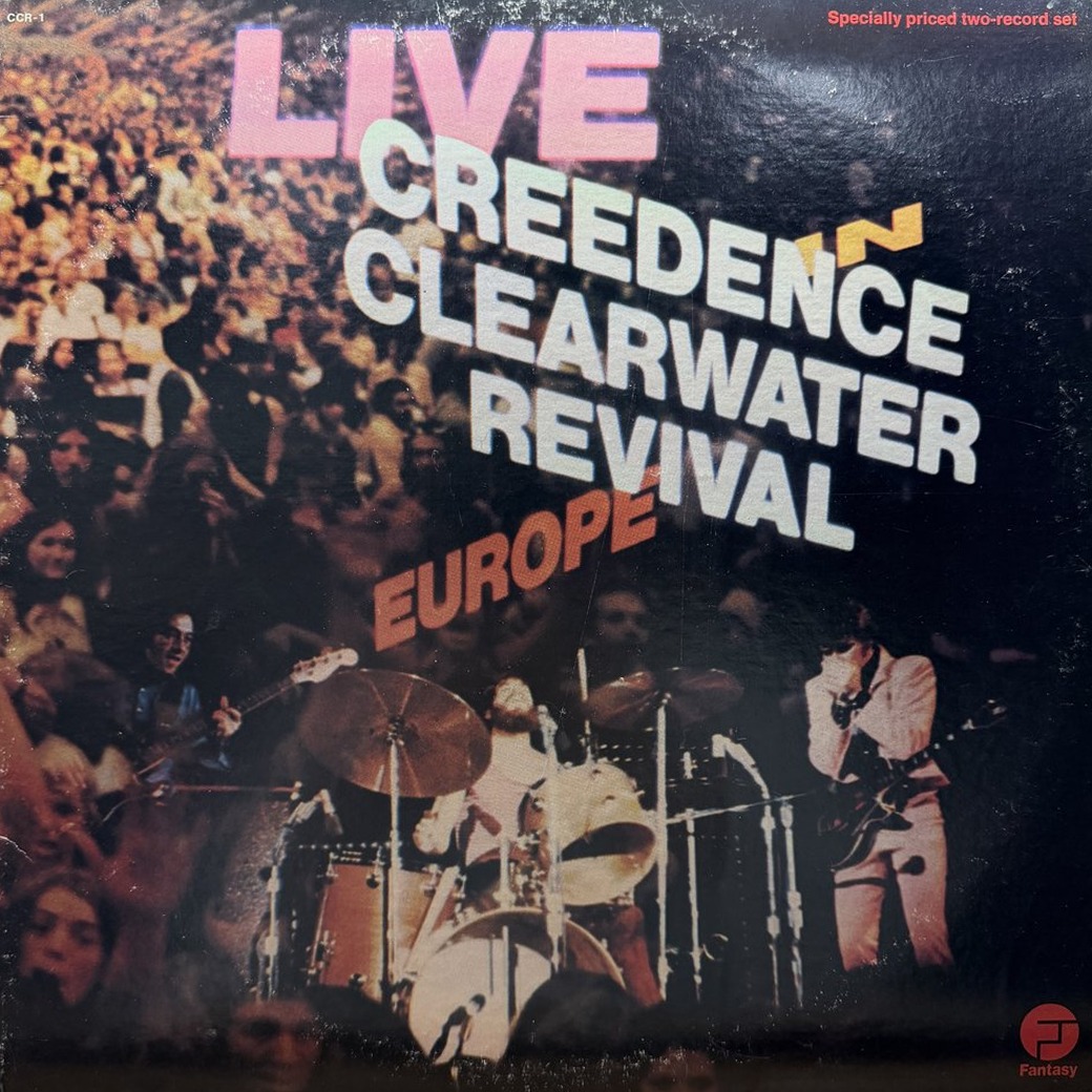 Creedence Clearwater Revival 〈Live In Europe〉 자켓
