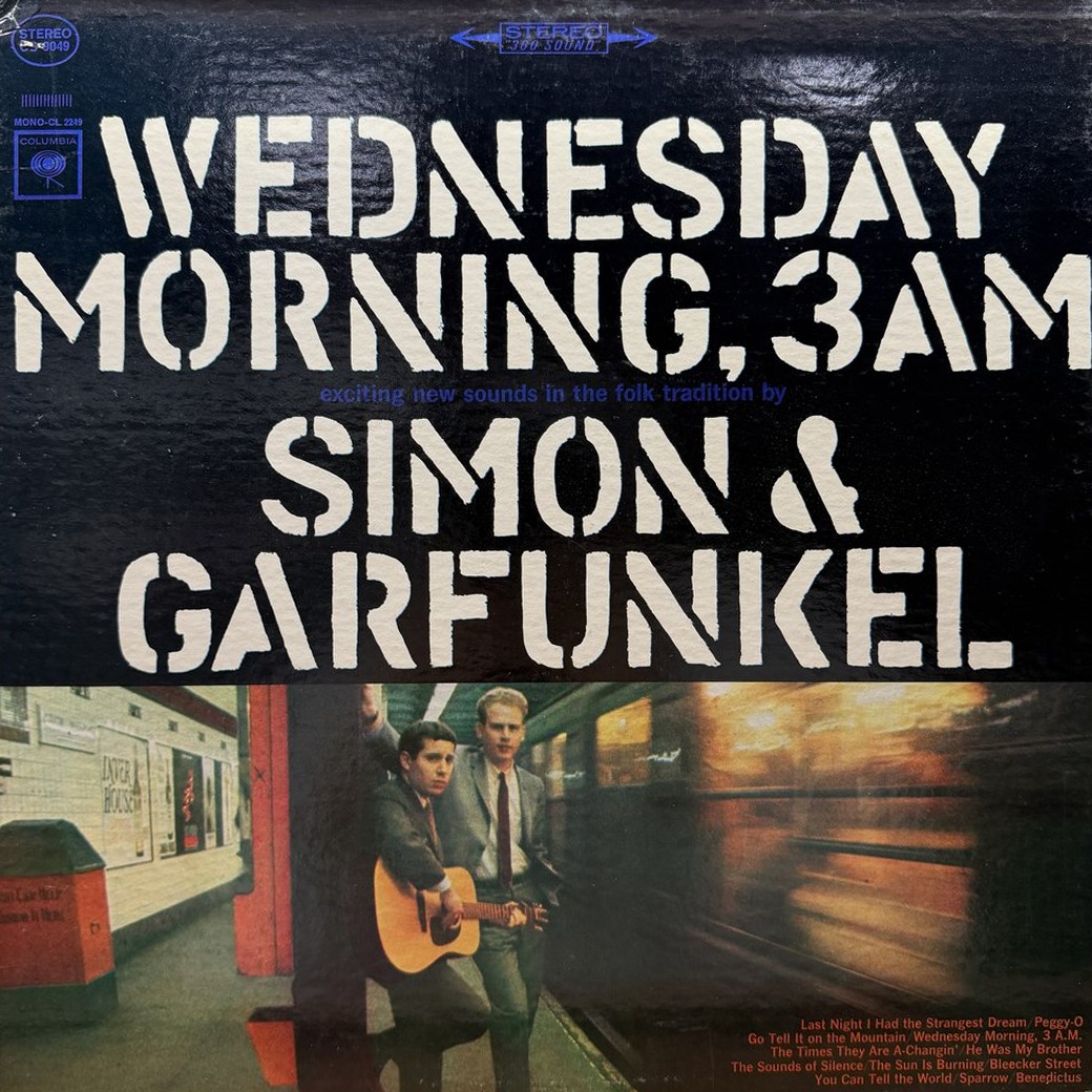 Simon & Garfunkel 〈Wednesday Morning, 3 A.M.〉 자켓
