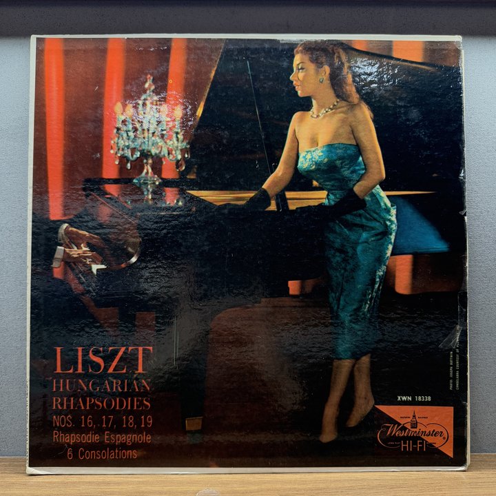 Liszt 〈Hungarian Rhapsodie Espagnole 6 Consolations〉 자켓