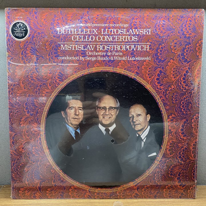  〈Dutilleux Lutoslawski Cello Concertos, Mstislav Rostropovich Solist〉 자켓