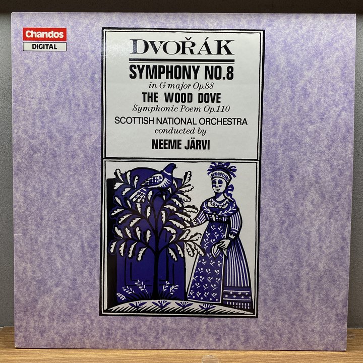 Dvorak, Neeme Järvi, Royal Scottish National Orchestra 〈Symphony No. 8 in G / The Wood Dove〉 자켓