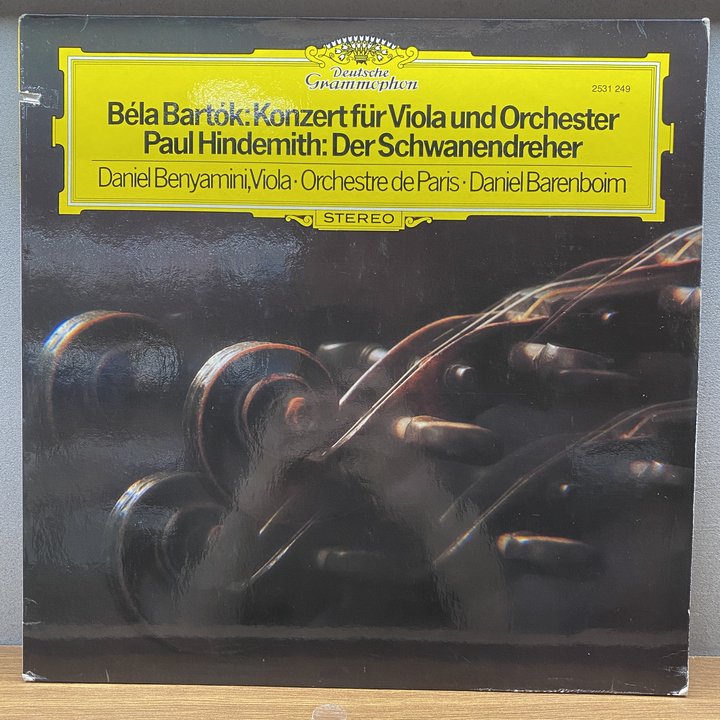  〈Bela Bartok: Konzert für Viola und Orchester, Paul Hindemith: Der Schwanendreher〉 자켓